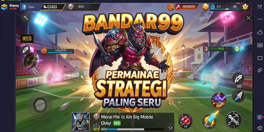 Tampilan gameplay strategis BANDAR99 yang penuh tantangan.