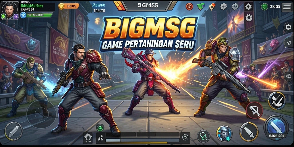 Gameplay seru mencocokkan elemen dalam BIGMSG.