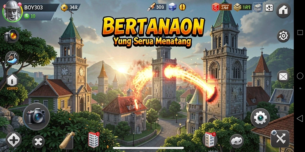 Tampilan gameplay seru dan menegangkan di BOY303.