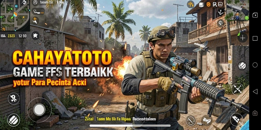 Screenshot aksi intens dari gameplay CAHAYATOTO yang menarik.