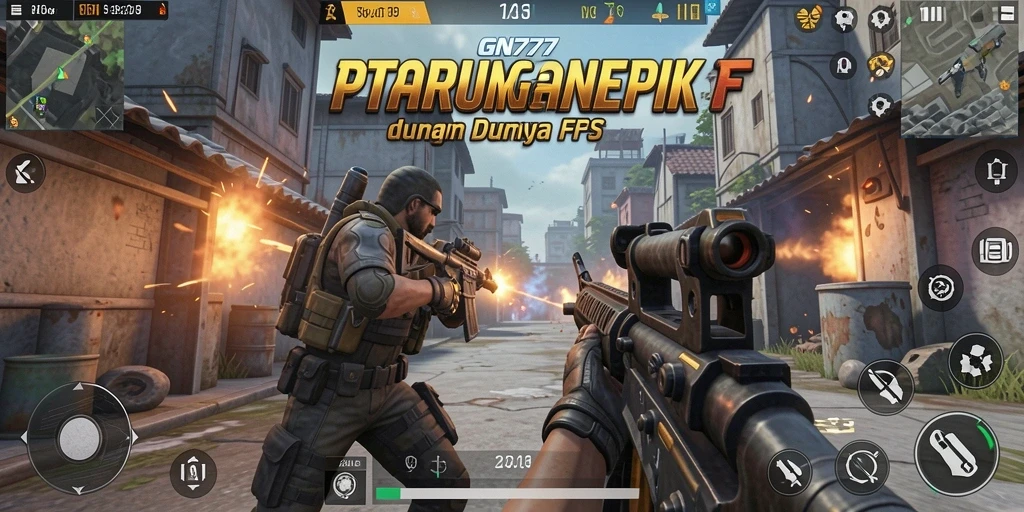 Gameplay intens dengan berbagai aksi tembak-menembak di GN777.