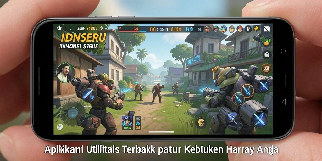 Screenshot utama IDNSERU menampilkan antarmuka pengguna yang menarik dan fungsional.