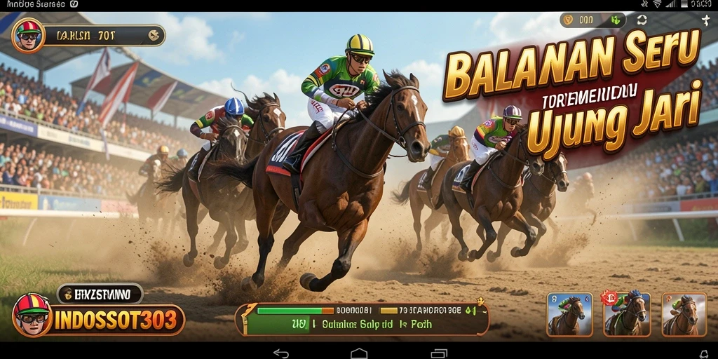 Tampilan gameplay balap yang mendebarkan di INDOSLOT303.