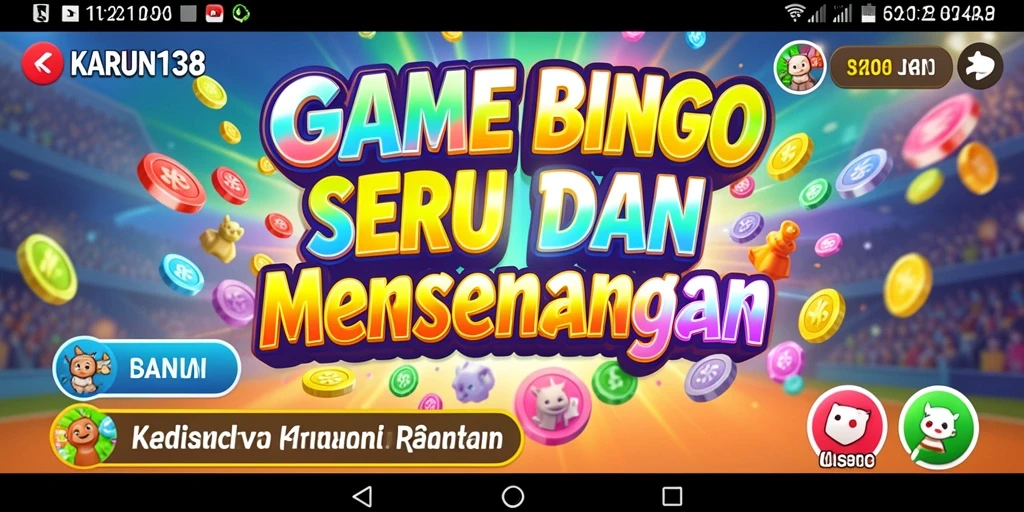 Tampilan gameplay seru dalam permainan Bingo KARUN138.