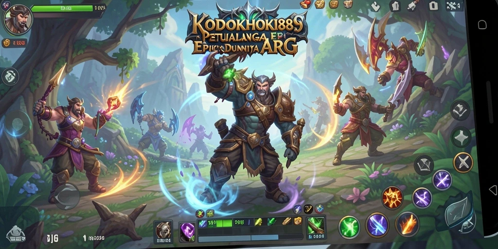 Tampilan utama gameplay KODOKHOKI889 yang memukau dan penuh aksi.