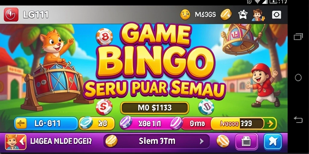 Screenshot gameplay Bingo yang menampilkan suasana seru dan interaksi para pemain.