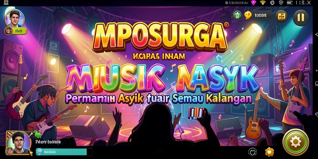 Screenshot utama MPOSURGA menunjukkan antarmuka gameplay yang menarik.