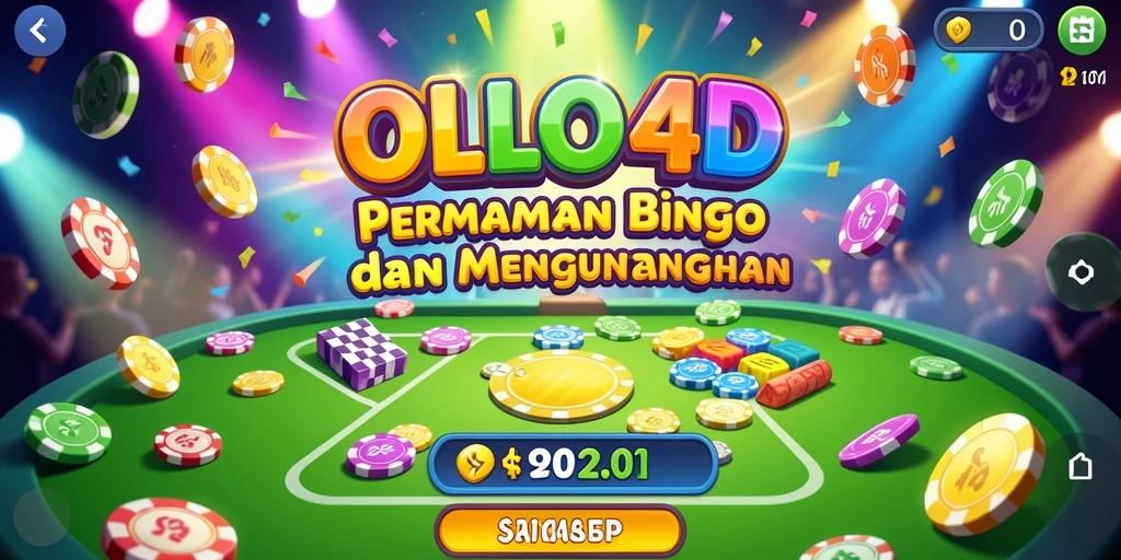 Screenshot gameplay OLLO4D menunjukkan pemain menikmati permainan Bingo.