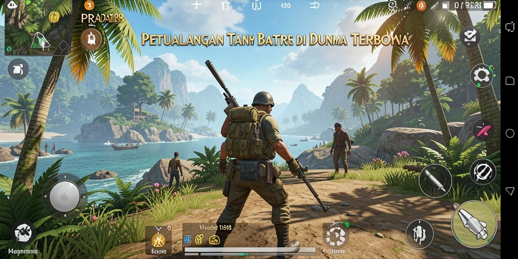 Screenshot gameplay Open World PRADA188 yang menampilkan dunia yang luas dan menarik.