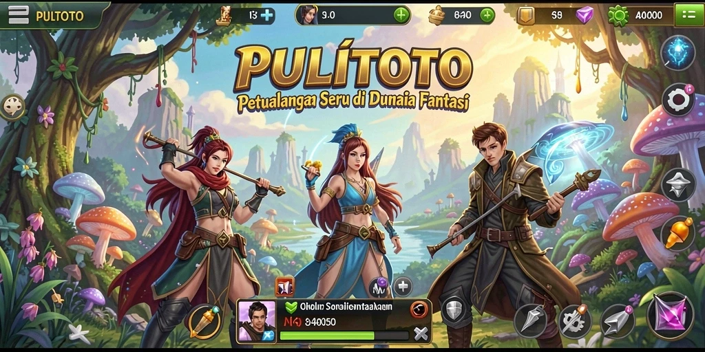 Gameplay PULITOTO yang menegangkan dan pemandangan indah.