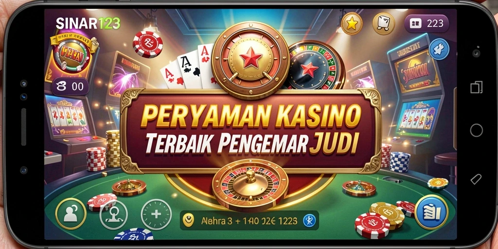 Tangkapan layar permainan Kasino penuh aksi di SINAR123.