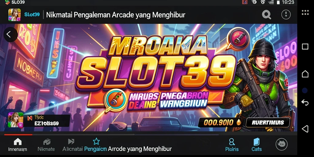 Tangkapan layar SLOT39 menampilkan gameplay seru dengan tema menarik.