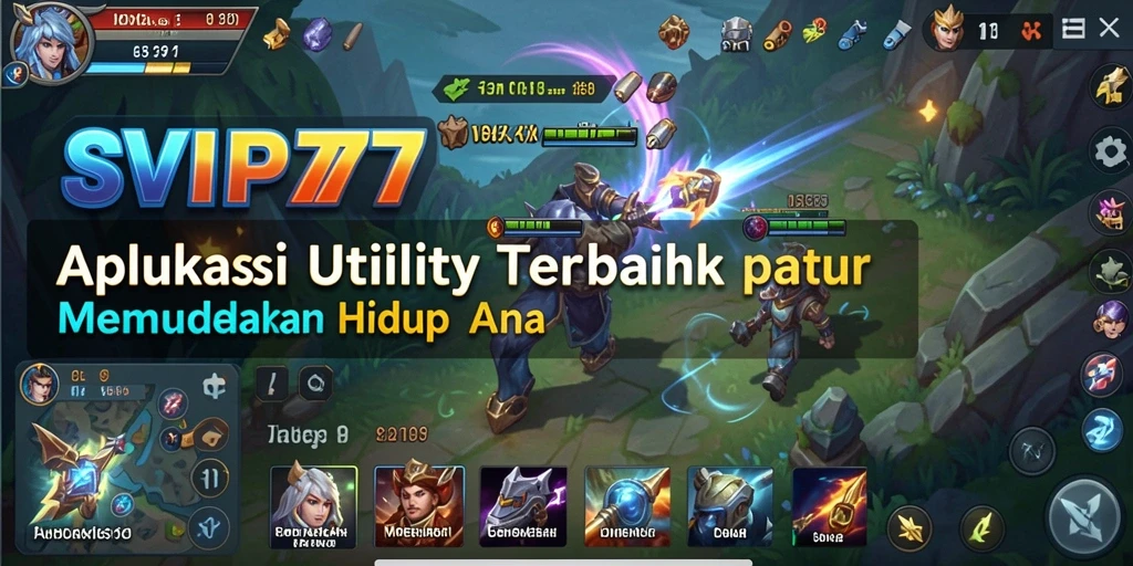 Tampilan antarmuka SVIP777 yang sederhana dan fungsional.