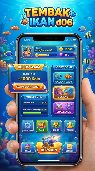 Tampilan antarmuka pengguna d06 yang menarik dan intuitif.